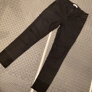 Black modern skinny loft jeans gently used